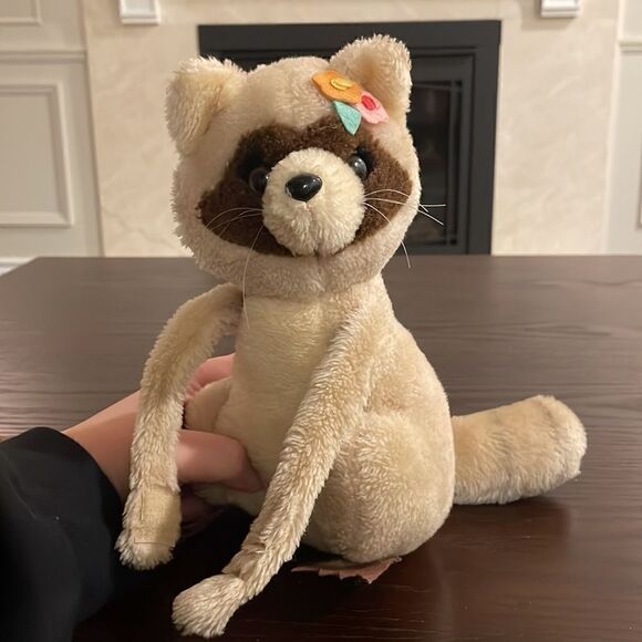 Two 1979 R. Dankin Racoon Stuffed Animals Good Condition 9” tall Vintage 70s - Picture 10 of 15